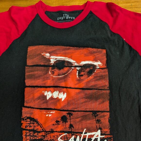 Lost Boys Santa Carla Cult Vampire Movie Men’s 2XL Raglan 3/4 Sleeve Shirt Read - Picture 4 of 16